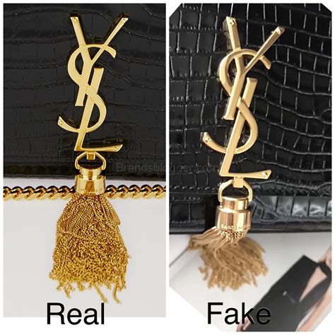 how to spot a fake ysl tassel bag|ysl kate tassel bag small.